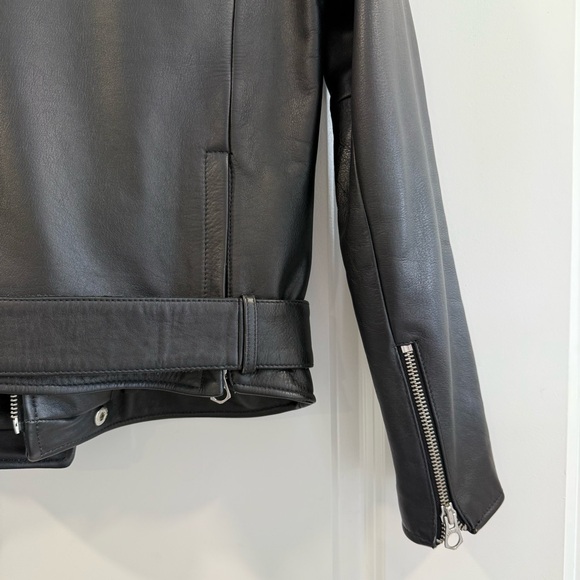 Madewell Black Leather Jacket - Picture 6 of 10